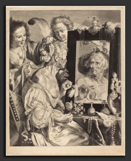 Jeremias Falck after Johann Liss after Bernardo Strozzi (German, c. 1619 - 1677), An Old Woman at