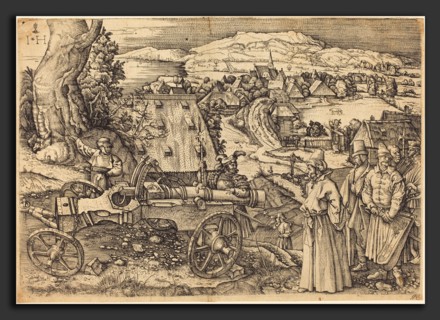 Hieronymus Hopfer after Albrecht DÃ¼rer (German, active c. 1520 - 1550 or after), The Great Cannon,