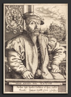 Hans Sebald Lautensack (German, 1524 - 1561-1566), Georg Roggenbach, 1554, etching
