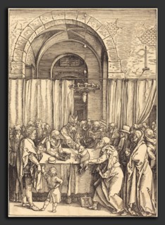 Albrecht DÃ¼rer (German, 1471 - 1528), Joachim's Offering Rejected, c. 1504-1505, woodcut