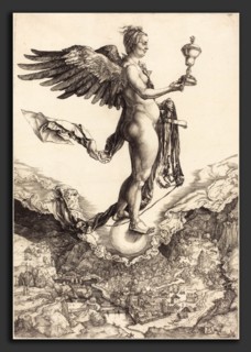 Albrecht DÃ¼rer (German, 1471 - 1528), Nemesis (The Great Fortune), c. 1501-1502, engraving on laid