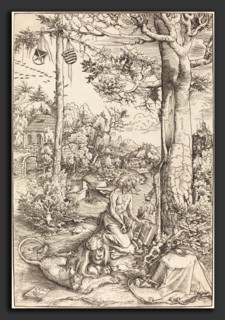 Lucas Cranach the Elder (German, 1472 - 1553), The Penitence of Saint Jerome, 1509, woodcut