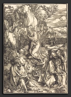 Albrecht DÃ¼rer (German, 1471 - 1528), Christ on the Mount of Olives, c. 1497-1499, woodcut