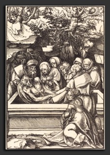 Lucas Cranach the Elder (German, 1472 - 1553), The Entombment, in or before 1509, woodcut