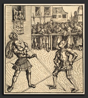 Leonhard Beck (German, c. 1480 - 1542), Tournament on the Occasion of the Festivity of the