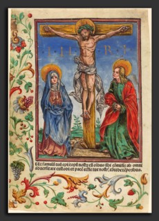 Attributed to Hans Burgkmair I (German, 1473 - 1531), Christ on the Cross, early 16th century,