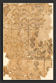 German 16th Century, Playing Card, woodcut