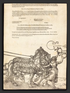 Albrecht DÃ¼rer (German, 1471 - 1528), The Triumphal Chariot of Maximilian I (The Great Triumphal