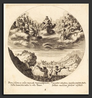 Georg Andreas Wolfgang, the Elder (German, 1631 - 1716), Jove and the Gods, 1665, etching on laid