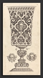 Georg Wechter I (German, c. 1526 - 1586), Cup, etching