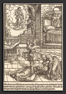Master of the Miracles of Mariazell (German, active early 16th century), Ein frau aus Marhern, c.