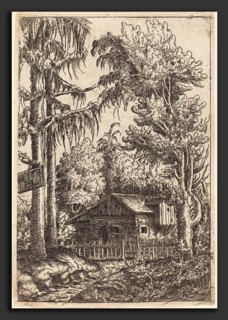 Hans Sebald Lautensack (German, 1524 - 1561-1566), Landscape with View of a Farmer's Cottage, 1551,