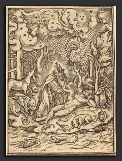 Hans Holbein the Younger (German, 1497-1498 - 1543), The Creation, woodcut