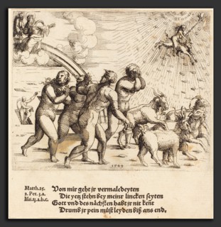 Augustin Hirschvogel (German, 1503 - 1553), The Last Judgment, 1549, etching