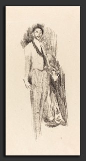 James McNeill Whistler (American, 1834 - 1903), Count Robert de Montesquiou, No.III, 1895,