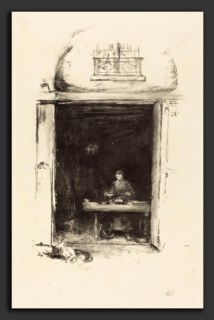 James McNeill Whistler (American, 1834 - 1903), The Smith - Passage du Dragon, 1894, lithograph