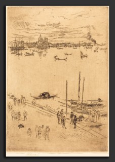 James McNeill Whistler (American, 1834 - 1903), Upright Venice, 1880, etching