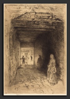 James McNeill Whistler (American, 1834 - 1903), The Beggars, 1879-1880, etching