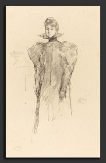 James McNeill Whistler, The Medici Collar, American, 1834 - 1903, lithograph
