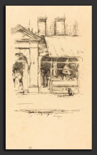 James McNeill Whistler (American, 1834 - 1903), The Butcher's Dog, 1896, lithograph