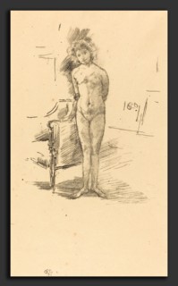 James McNeill Whistler (American, 1834 - 1903), Little London Model, 1896, lithograph