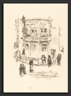 James McNeill Whistler (American, 1834 - 1903), The Manager's Window, Gaiety Theatre, 1896,