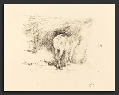 James McNeill Whistler (American, 1834 - 1903), Study of a Horse, 1895, lithograph