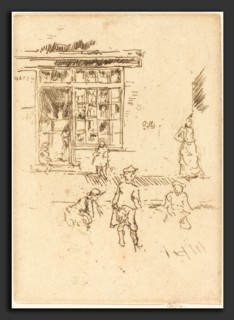 James McNeill Whistler (American, 1834 - 1903), Marbles, c. 1887, etching and drypoint