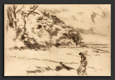 James McNeill Whistler (American, 1834 - 1903), Speke Shore, c. 1875, etching and drypoint
