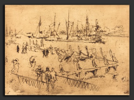 James McNeill Whistler (American, 1834 - 1903), Little Dordrecht, 1884, etching