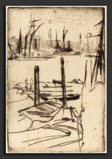 James McNeill Whistler (American, 1834 - 1903), The Tiny Pool, c. 1879, etching