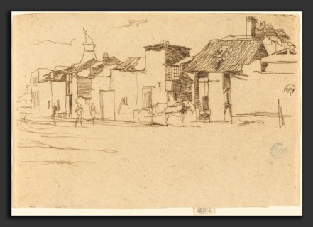 James McNeill Whistler (American, 1834 - 1903), The Swan, Chelsea, 1872, etching