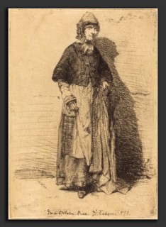 James McNeill Whistler (American, 1834 - 1903), La Mere Gerard, 1858, etching