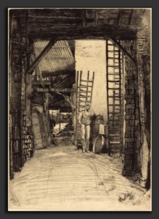 James McNeill Whistler (American, 1834 - 1903), The Lime-Burner, 1859, etching