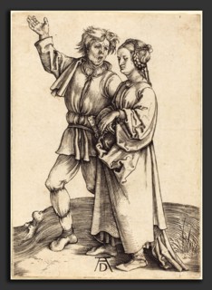 Albrecht DÃ¼rer (German, 1471 - 1528), Peasant and His Wife, c. 1497-1498, engraving