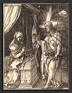 Albrecht DÃ¼rer (German, 1471 - 1528), Christ Appearing to His Mother, probably c. 1509-1510,