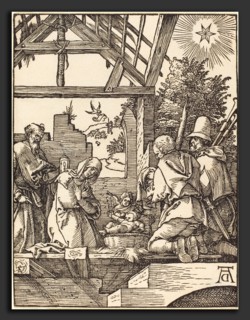 Albrecht DÃ¼rer (German, 1471 - 1528), The Nativity, probably c. 1509-1510, woodcut