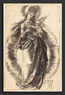 Albrecht DÃ¼rer (German, 1471 - 1528), The Virgin and Child on a Crescent with a Starry Crown,