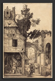 Albrecht DÃ¼rer (German, 1471 - 1528), The Nativity, 1504, engraving