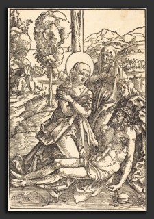 Hans Baldung Grien (German, 1484-1485 - 1545), The Lamentation, 1510, woodcut on laid paper