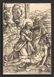 Hans Baldung Grien (German, 1484-1485 - 1545), Lamentation for Christ, 1510, woodcut