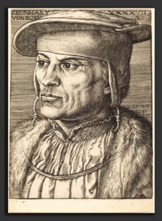 Barthel Beham (German, 1502 - 1540), Leonhard von Eck, 1527, engraving