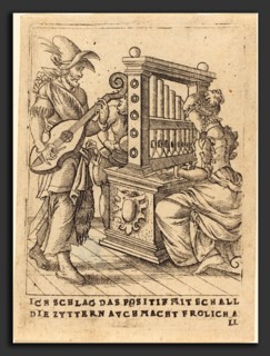 German 16th Century, Ich schlag das Positif mit Schall die Zytternavchmacht frolich all, c. 1580,