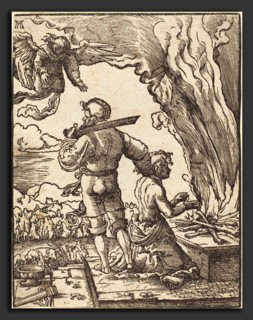 Albrecht Altdorfer (German, 1480 or before - 1538), Abraham's Sacrifice, in or after 1520, woodcut