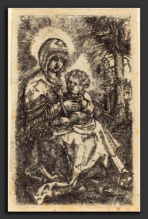 Albrecht Altdorfer (German, 1480 or before - 1538), The "Beautiful Virgin" of Ratisbon in a