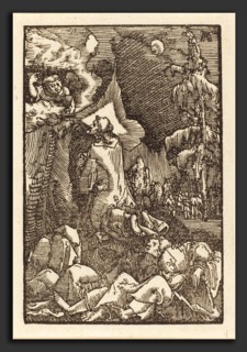 Albrecht Altdorfer (German, 1480 or before - 1538), Christ on the Mount of Olives, c. 1513, woodcut
