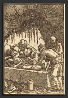 Albrecht Altdorfer (German, 1480 or before - 1538), The Entombment, c. 1513, woodcut