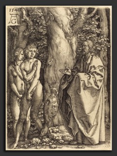 Heinrich Aldegrever (German, 1502 - 1555-1561), Adam and Eve Hide Themselves, 1540, etching