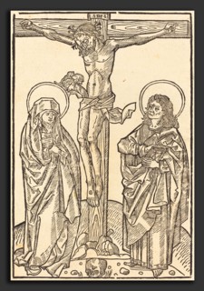 German 15th Century, Christ on the Cross, 1486-1488, woodcut