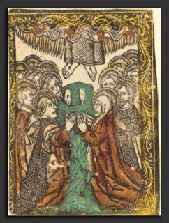Workshop of Master of the Borders with the Four Fathers of the Church, The Ascension, 1460-1480,